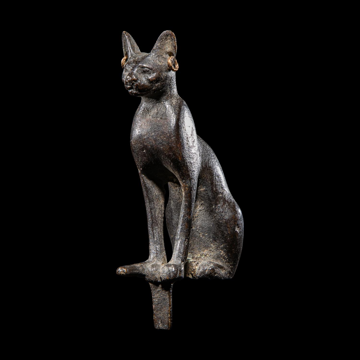 An Egyptian Bronze Cat