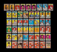 A Group of 1971-72 Topps Basketball Cards Including Two Rick Barry Rookies and Multiple Hall of Famers