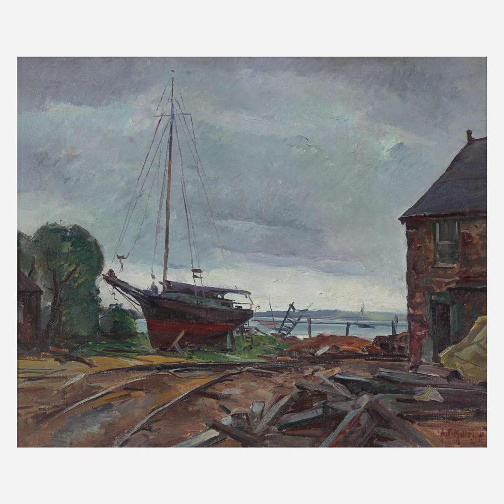 Antonio Pietro Martino (American, 1902–1989) The Repair Yard