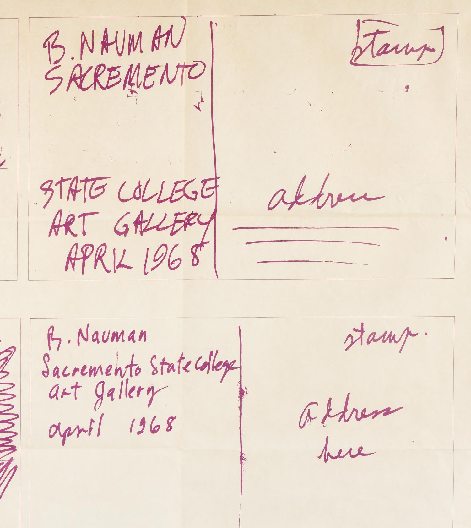 Study for an Announcement, 1987