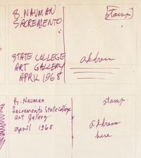 Study for an Announcement, 1987