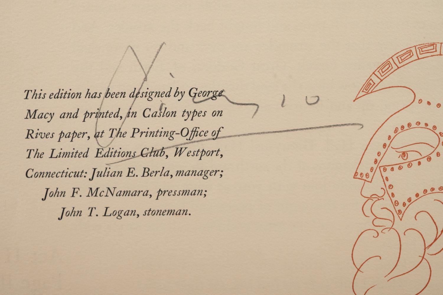 Le festin (The Banquet) from Lysistrata (with colophon)