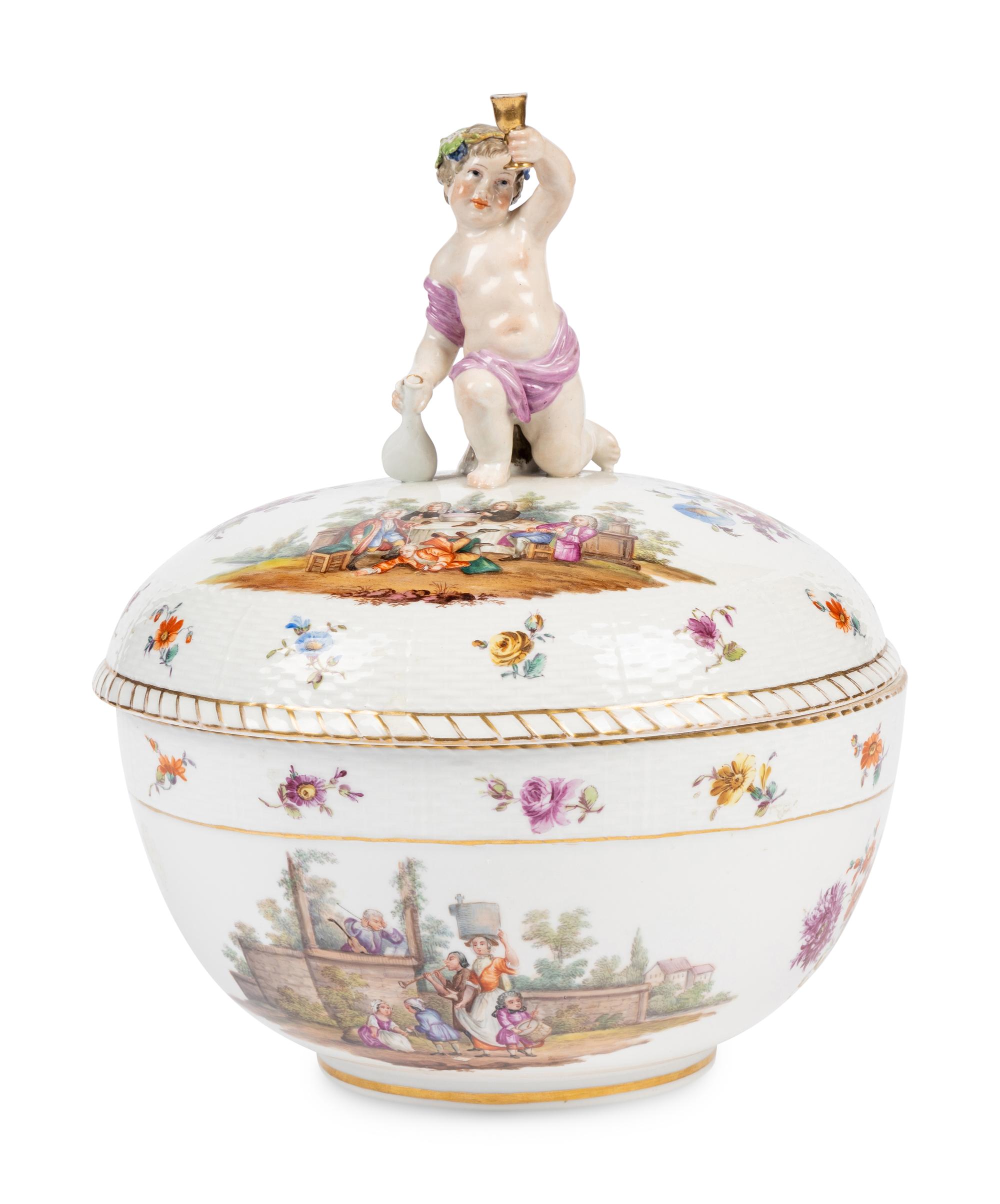 A Berlin (K.P.M.) Porcelain Covered Tureen