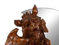 A French Japonisme Dragon "Shishi" Mirror Attributed to Gabriel Viardot (French, 1830-1906)