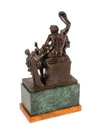 A Continental Patinated Bronze Figural Group: Laocoon and His Sons
