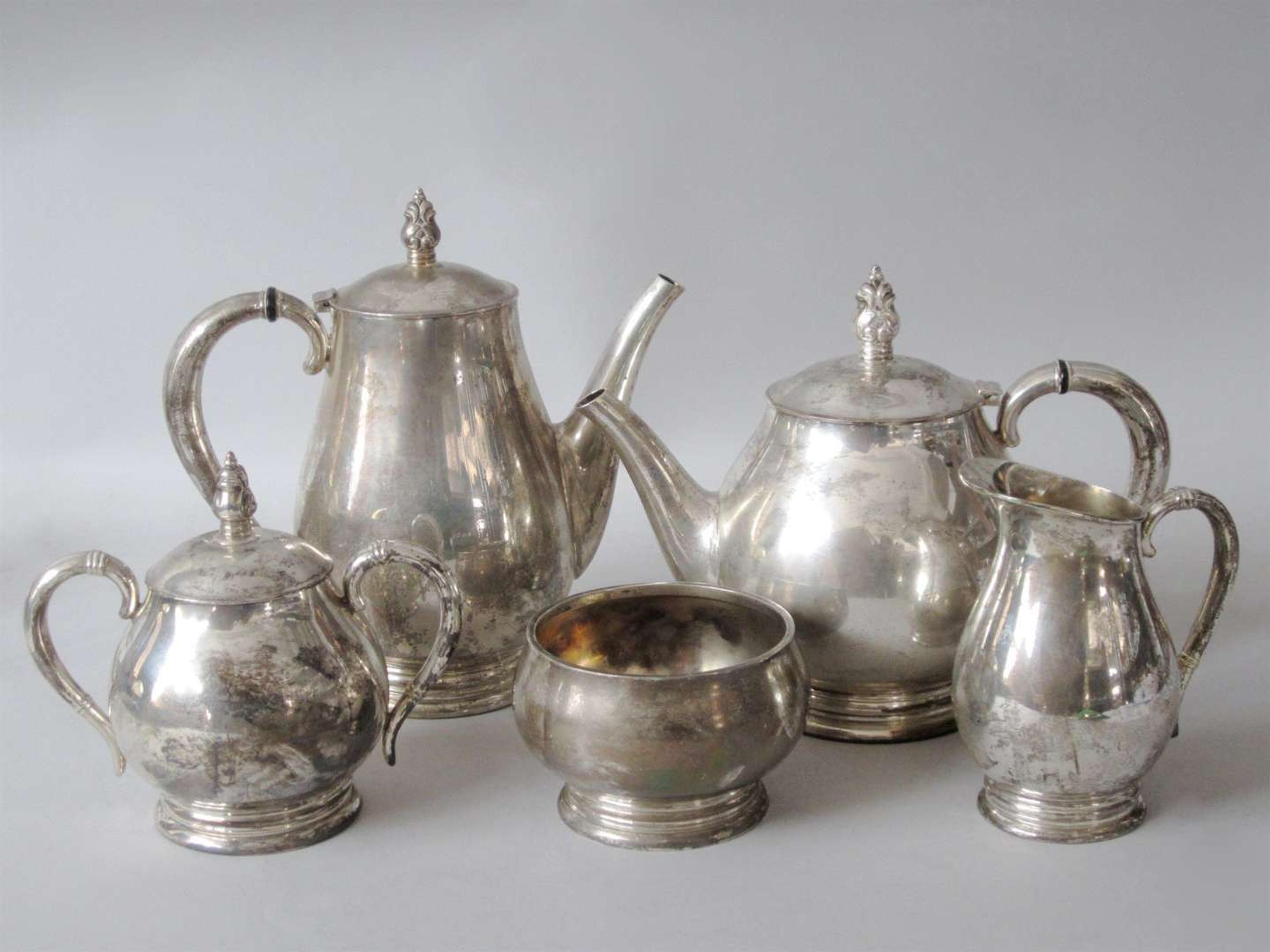 Sterling silver coffee and tea service international silver co., meriden, ct, 20th century