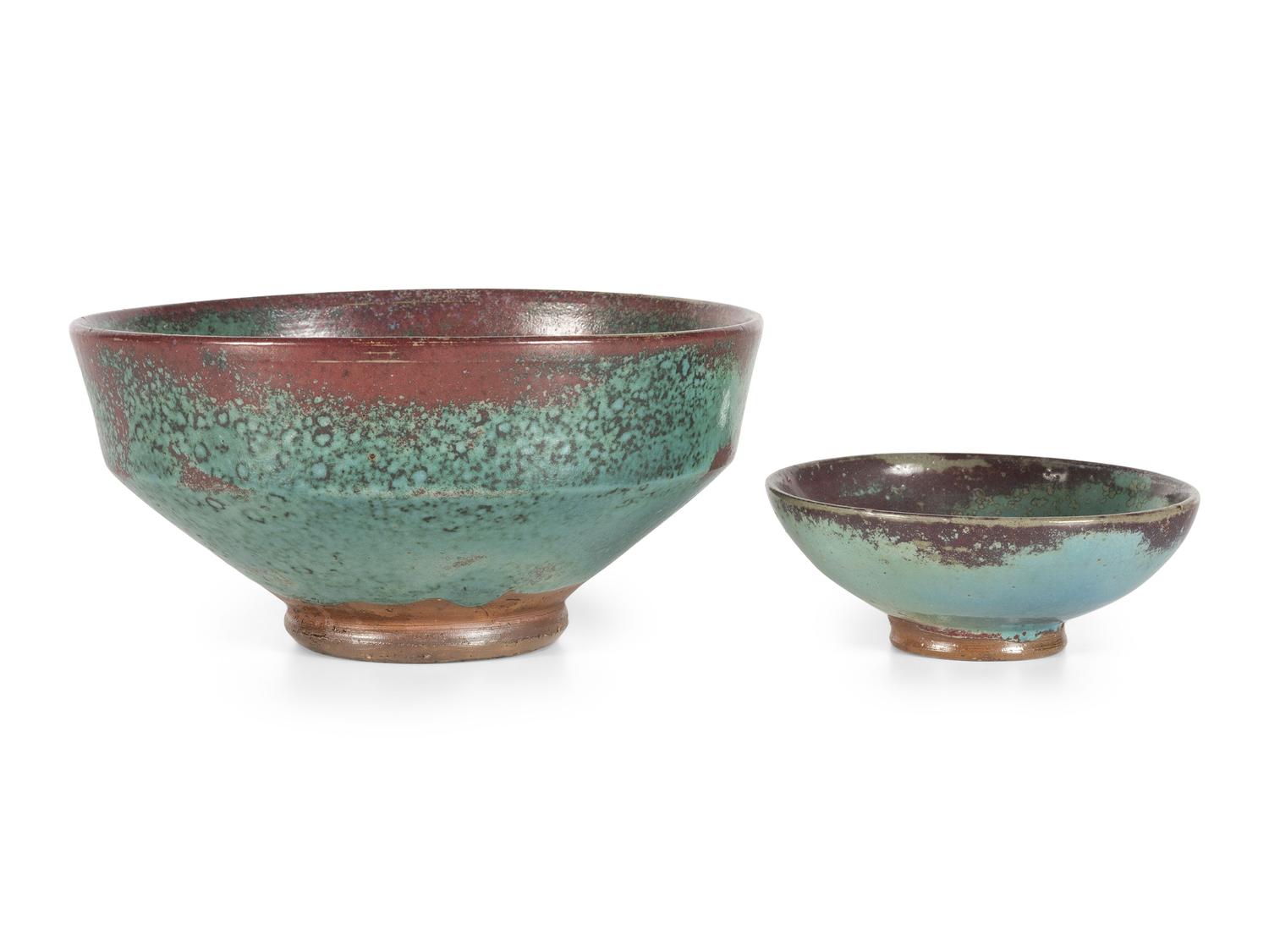 Five Jugtown Pottery Vessels