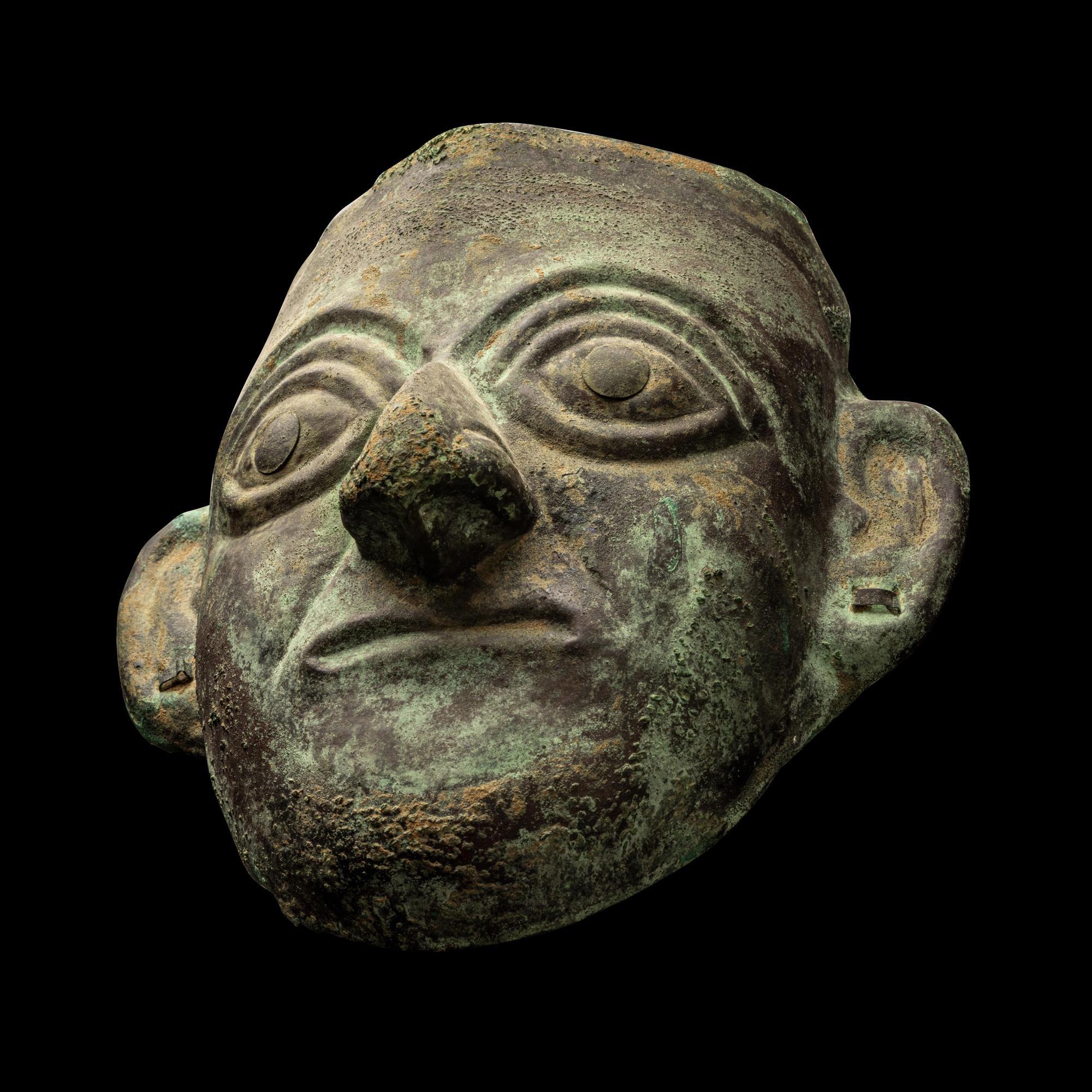 A Moche Copper Mask