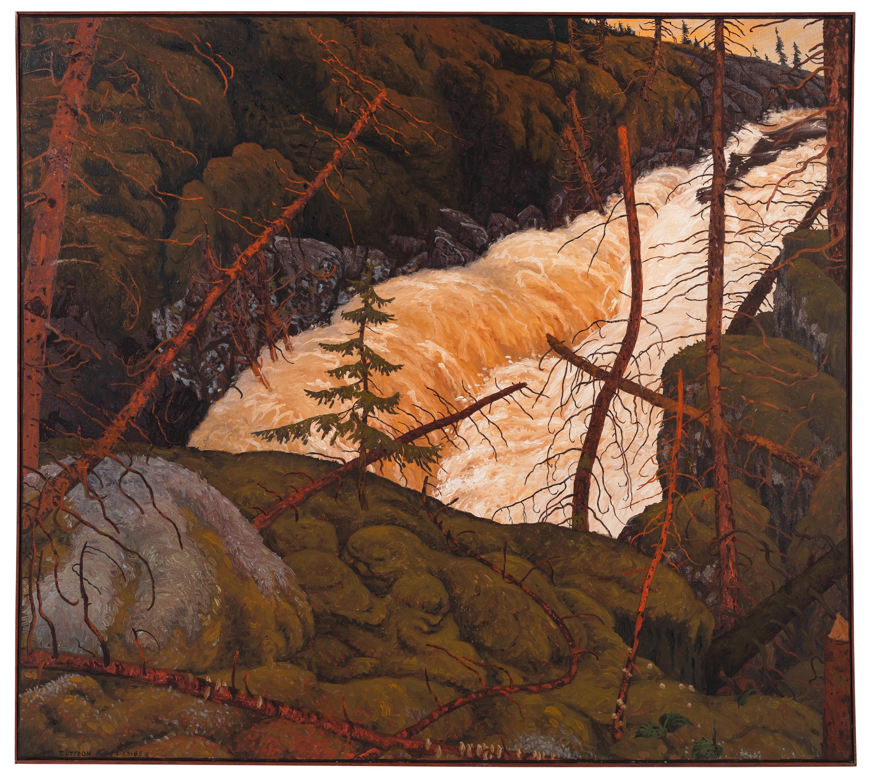 Service Falls, Kapiskau River, 1985