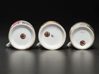 Three Porcelain Shaving Mugs