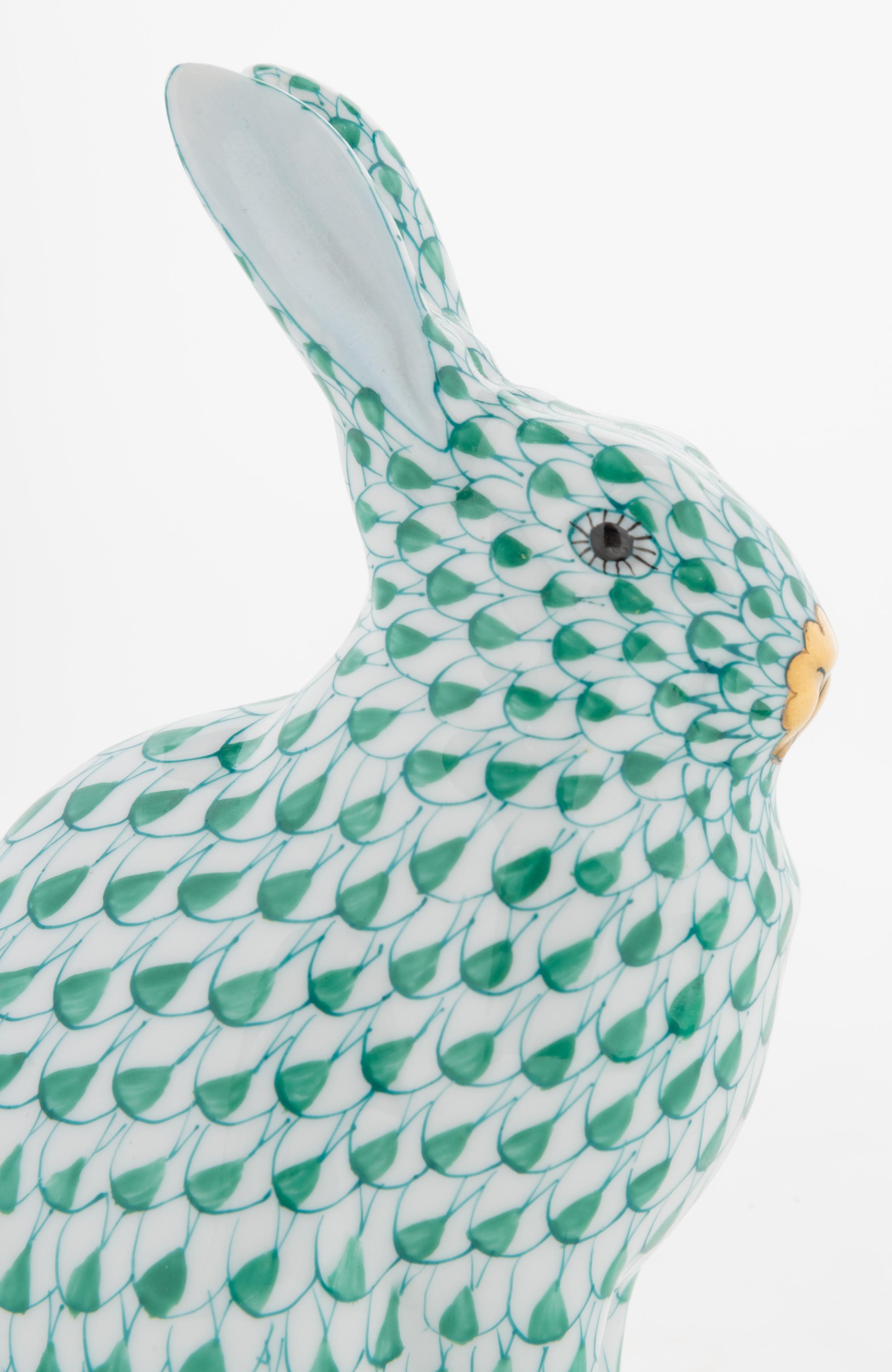 A Herend Porcelain Rabbit