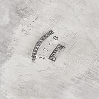 A Late Classical Sterling Silver Footed Round Tray