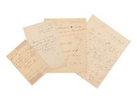 [NATURAL HISTORY - SCIENTISTS & MATHEMATICIANS]. An archive of autograph letters, signatures, and printed material including: