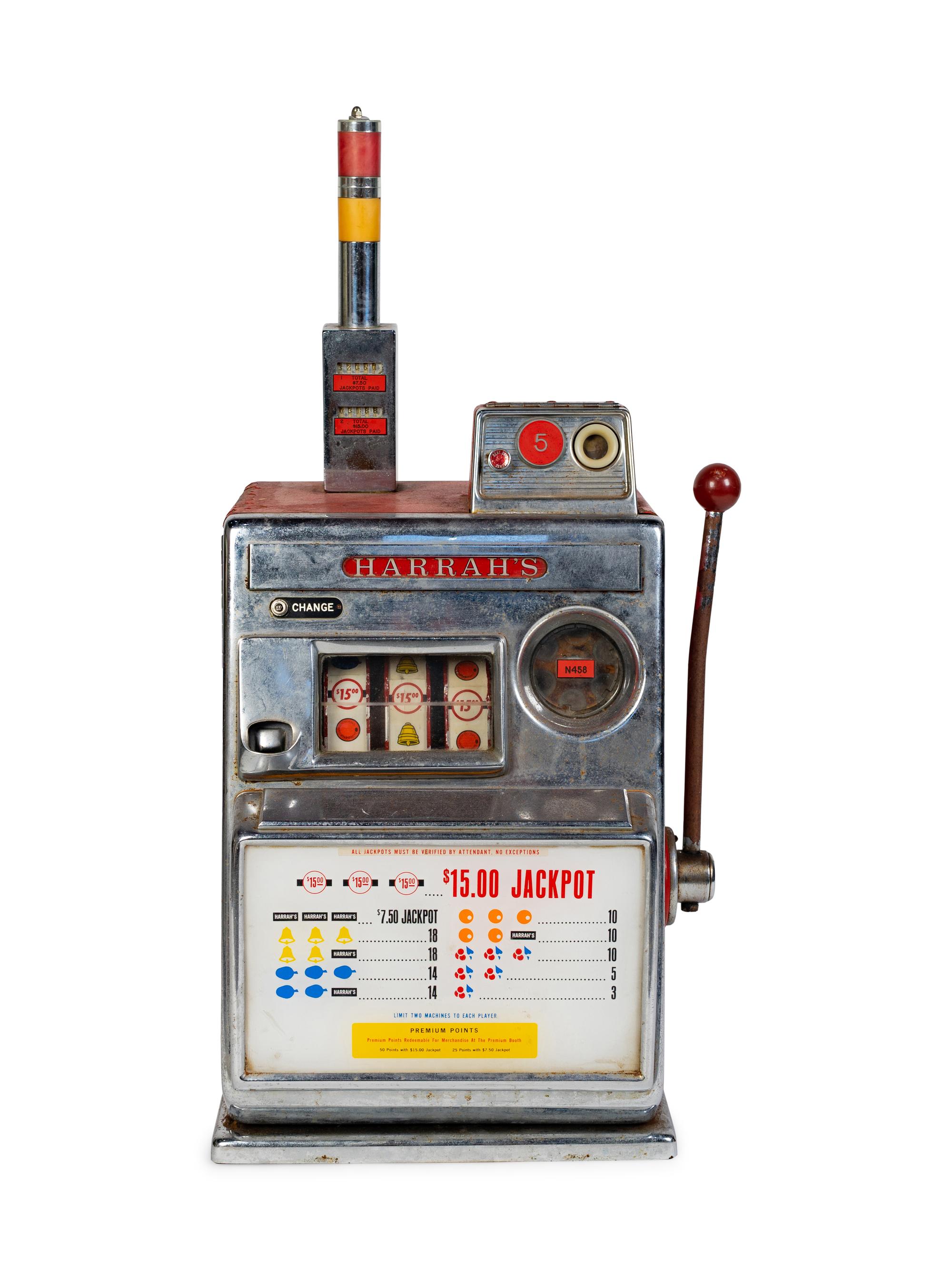 A Harrah’s Casino Slot Machine