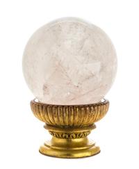 A Rock Crystal Sphere Diameter 11 1/2 inches. — 20TH CENTURY