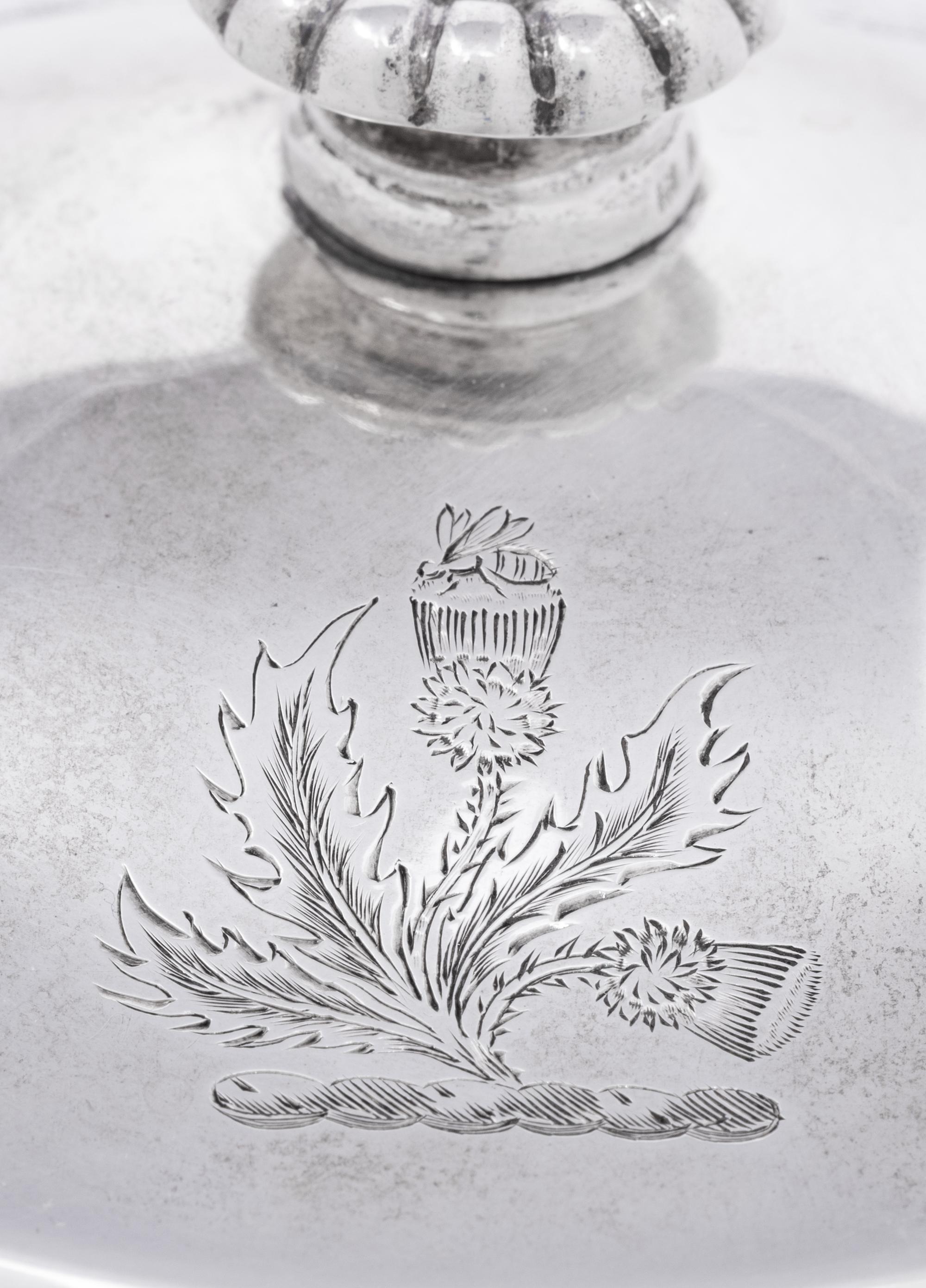 A George III/IV Silver Four-Piece Tea Service