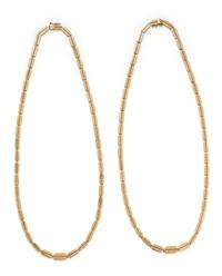 PAIR OF YELLOW GOLD NECKLACES