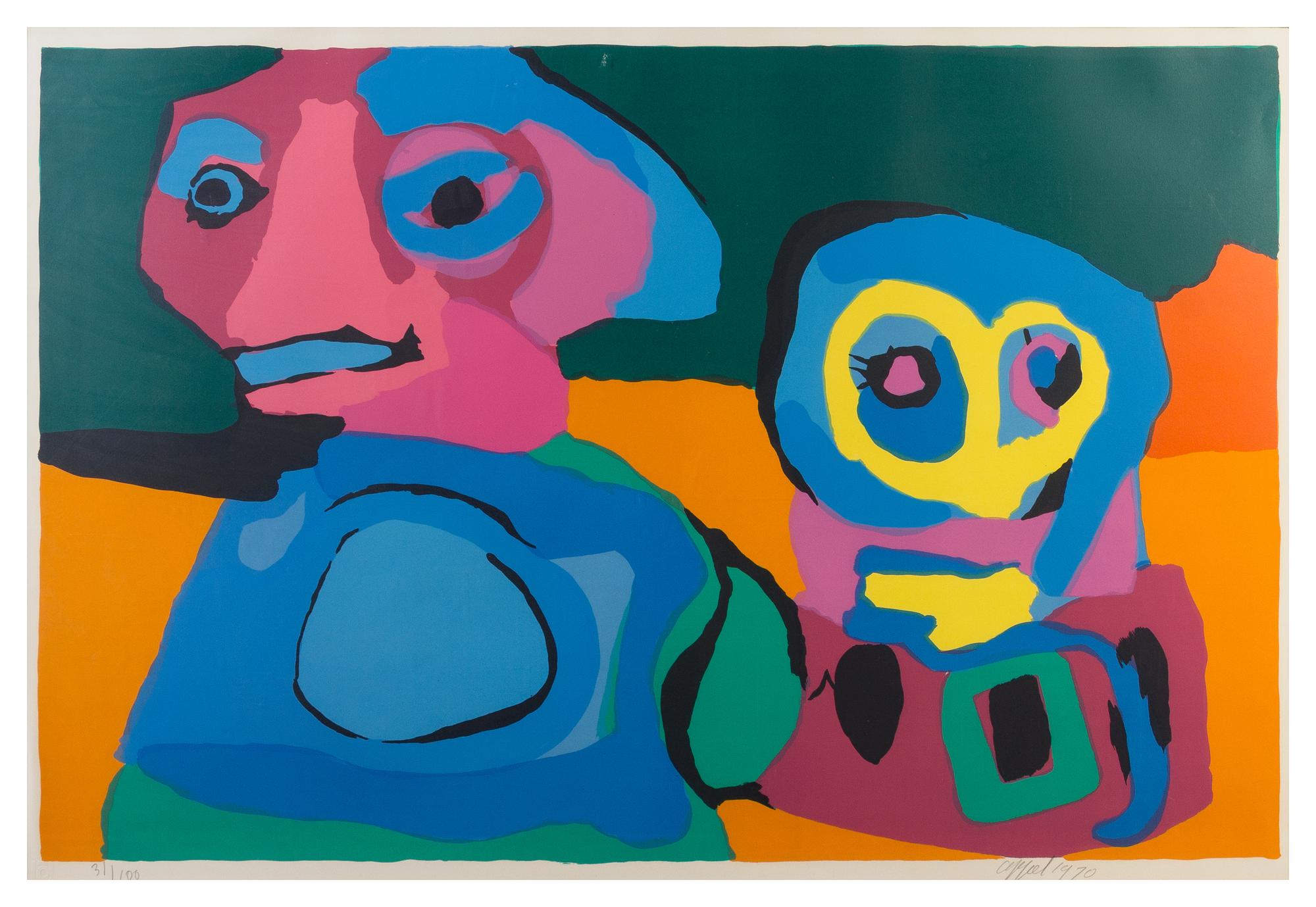 Karel Appel, (Dutch, 1921-2006), Looking in to the Infinite