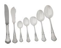 A Peruvian Silver Flatware Service