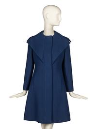 Pauline Trigère, Blue Wool Coat