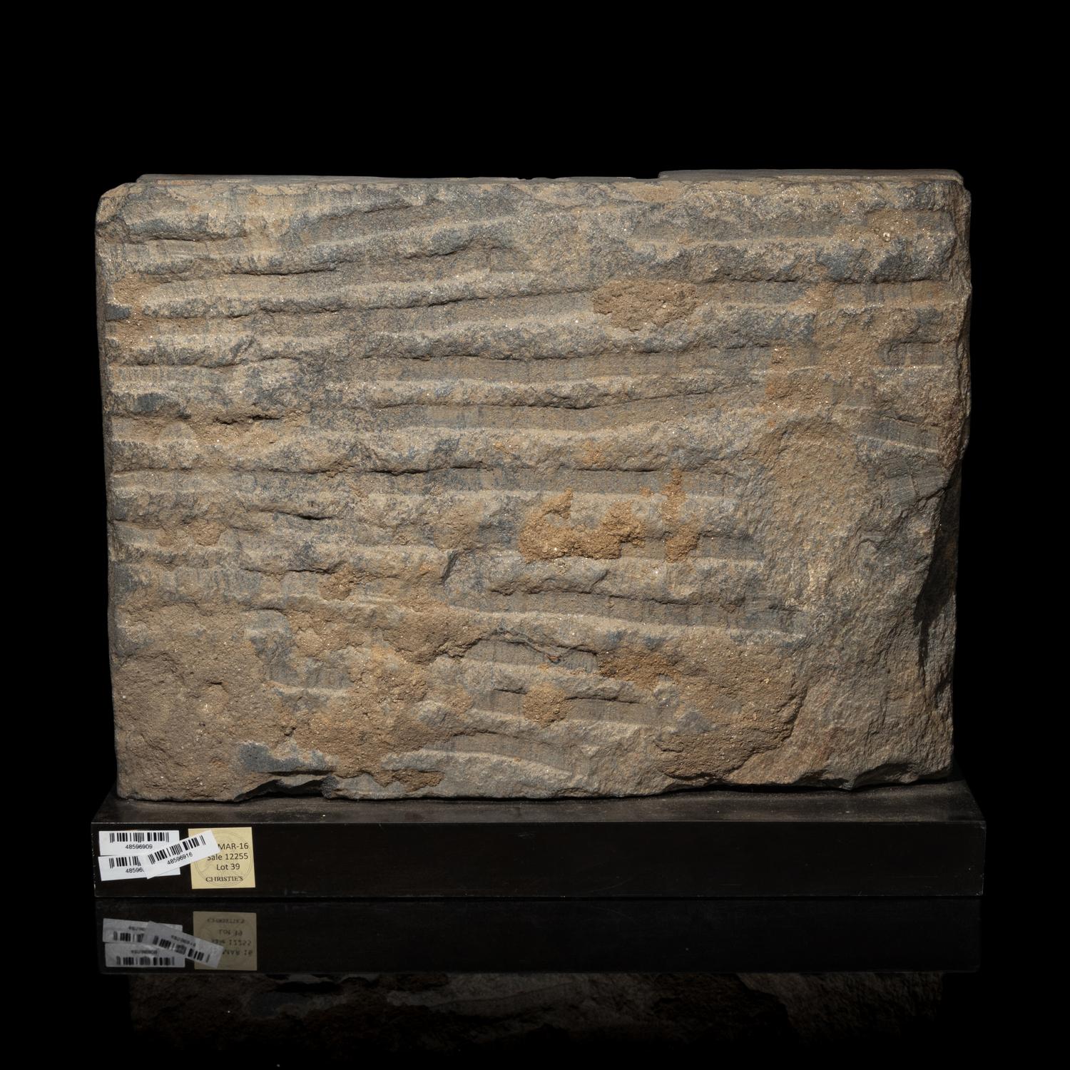 A Gandharan Grey Schist Relief Depicting Buddha Visiting Kashyapa, 2nd/3rd Century