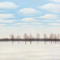 Thomas Locker, (American, 1937-2012), Untitled (Trees and Snow)