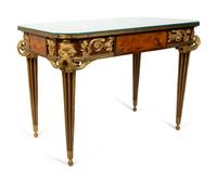 A Louis XVI Style Gilt Bronze Mounted Desk In the Manner of Alfred Emmanuel Louis Beurdeley — EARLY 20TH CENTURY