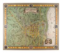 [MAPS & ATLASES - CHICAGO]. A group of Chicago maps, comprising: