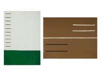 Estate Landscape and Divided Counterchange (two prints from A Poem for Alexander ), 1972
