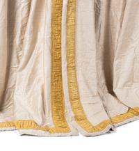 A Set of Three Drapery Panels