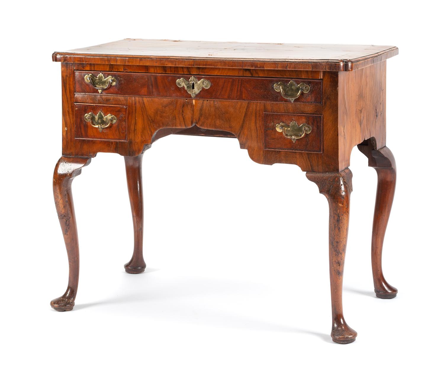 A George III Walnut Lowboy Height 27 x width 32 x depth 20 inches. — 18TH CENTURY