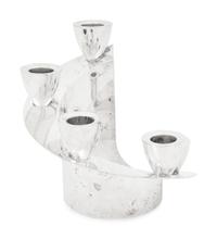 A Mexican Silver Five-Light Candelabra