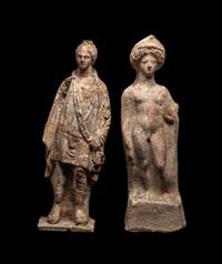 Two Boeotian Terracotta Figures