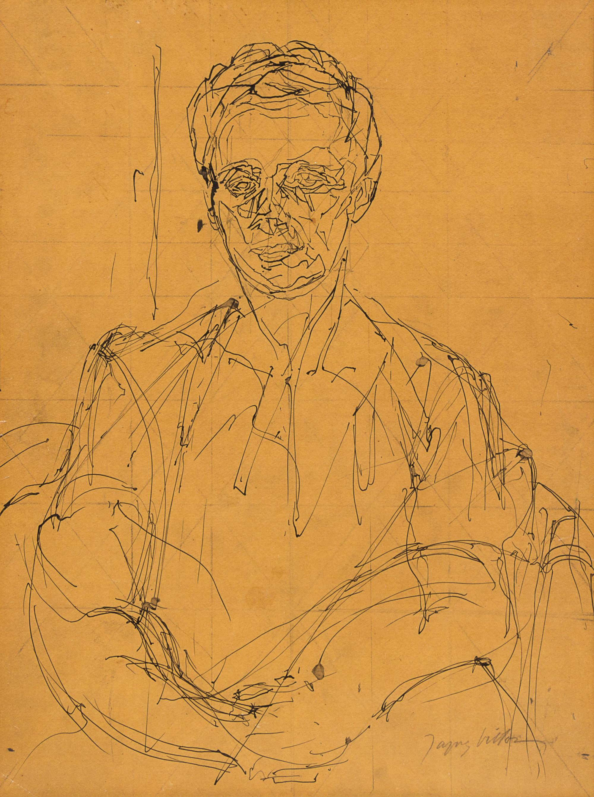 Jacques Villon, (French, 1875-1963), Portrait de femme