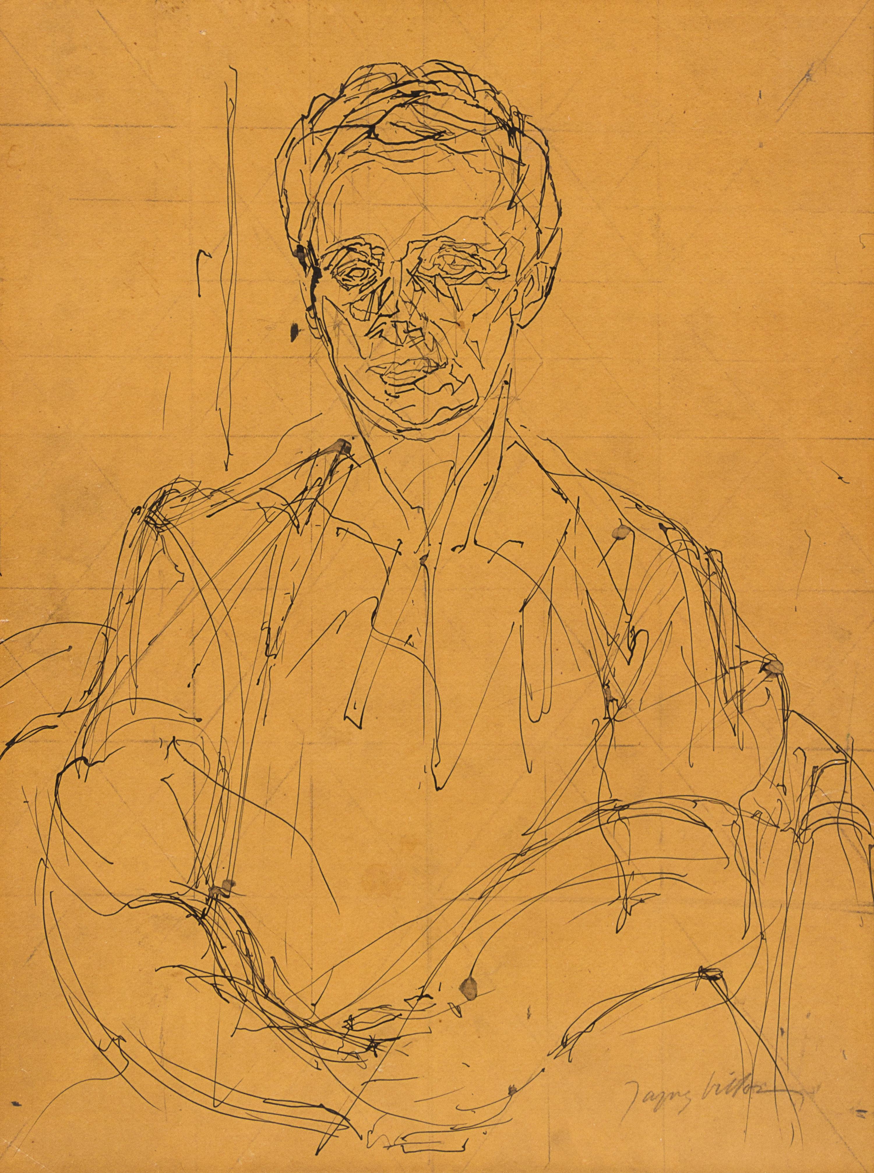 Jacques Villon, (French, 1875-1963), Portrait de femme