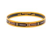 An Hermes Narrow Enameled Bracelet,