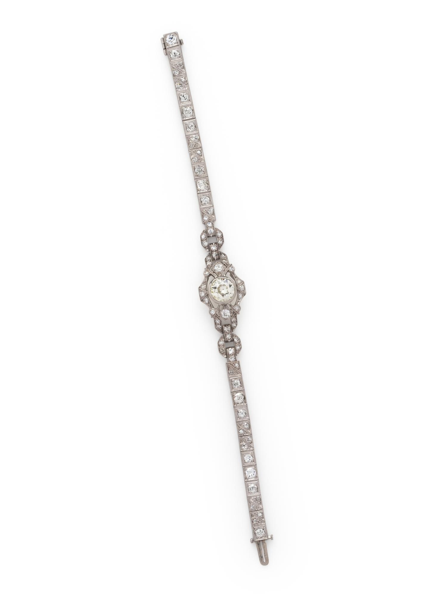 ANTIQUE, DIAMOND BRACELET