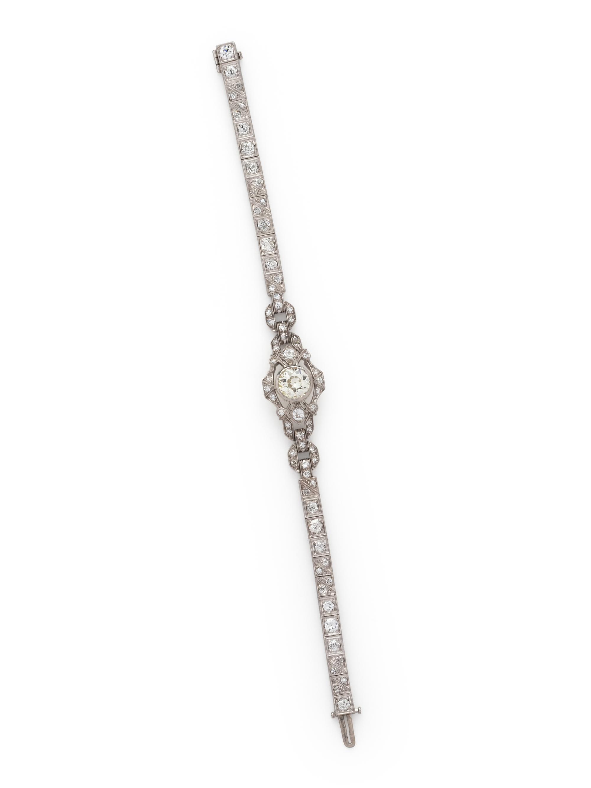 ANTIQUE, DIAMOND BRACELET