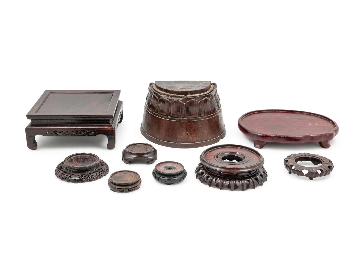 A Collection of Chinese Hardwood Stands