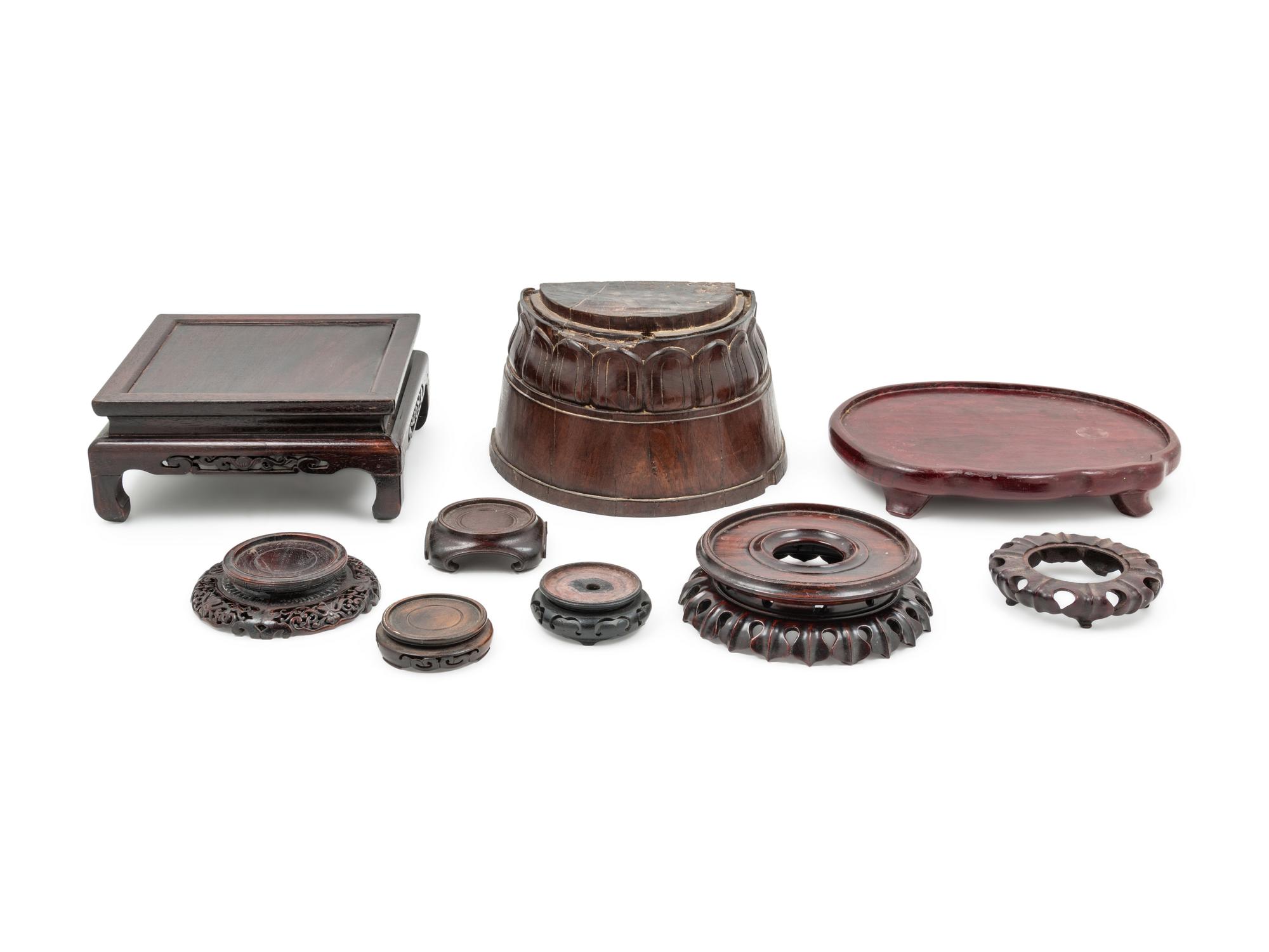 A Collection of Chinese Hardwood Stands