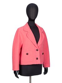 GUCCI, PINK TWEED BOXY JACKET