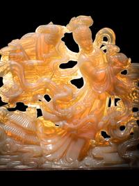 Two Chinese Hardstone Carvings