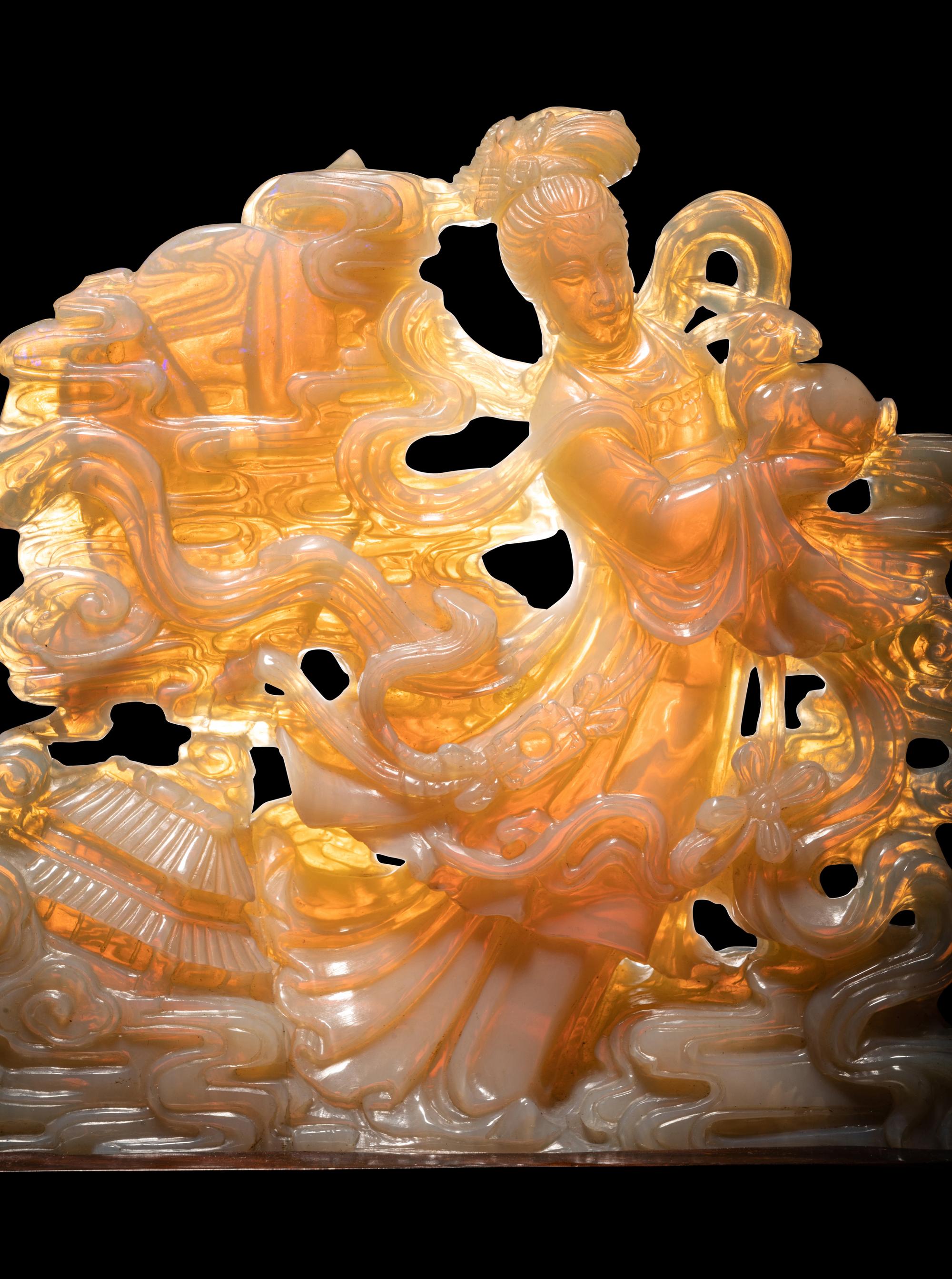 Two Chinese Hardstone Carvings