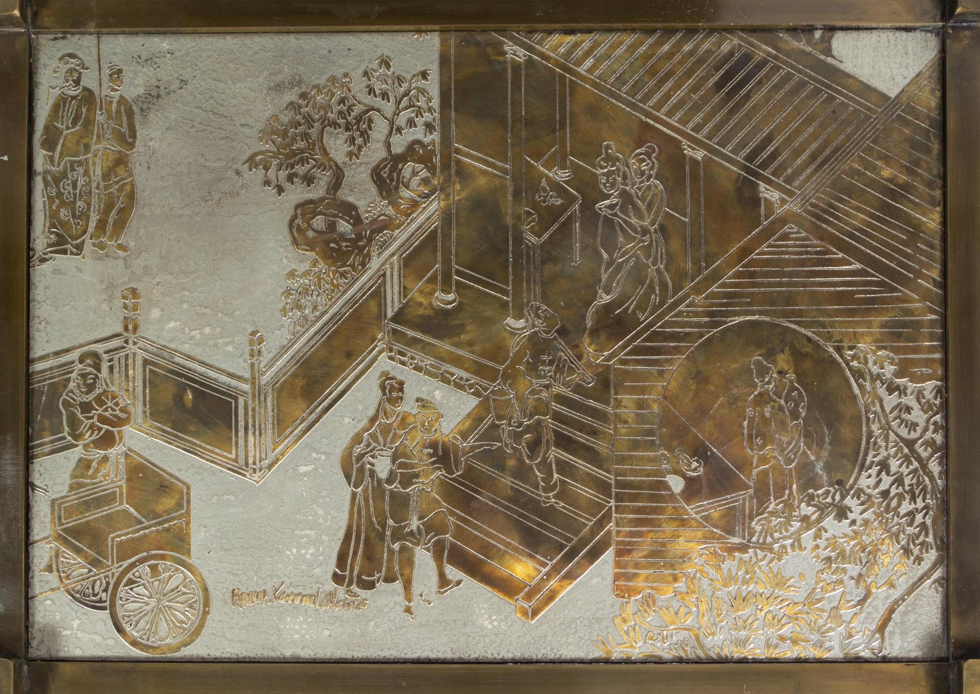 Pair of Diptych Side Tables
