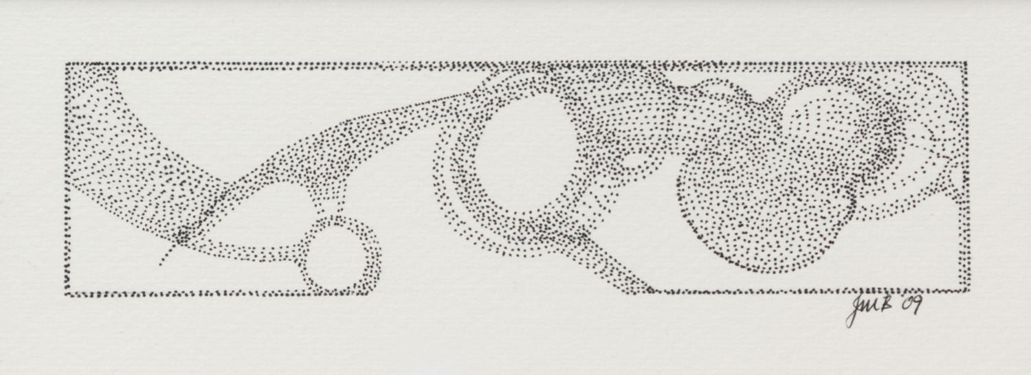 Three Contemporary Works of Art Dimensions of largest 8 x 9 inches. — 20TH CENTURY
