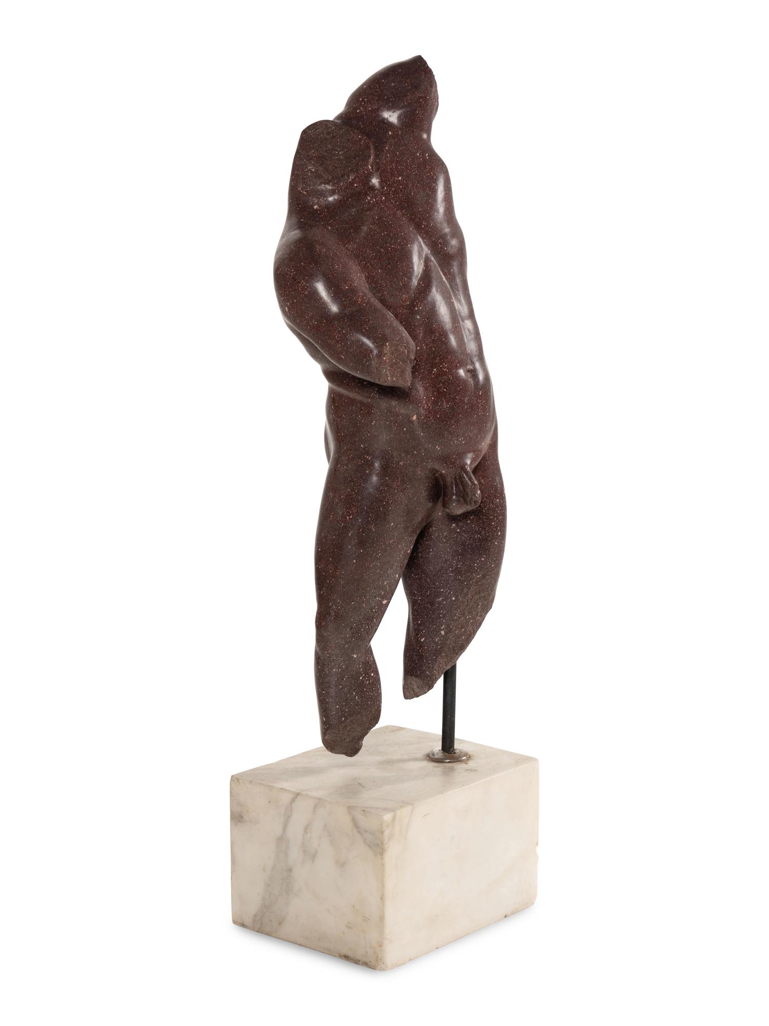 A Porphyry Torso of a Young Athlete