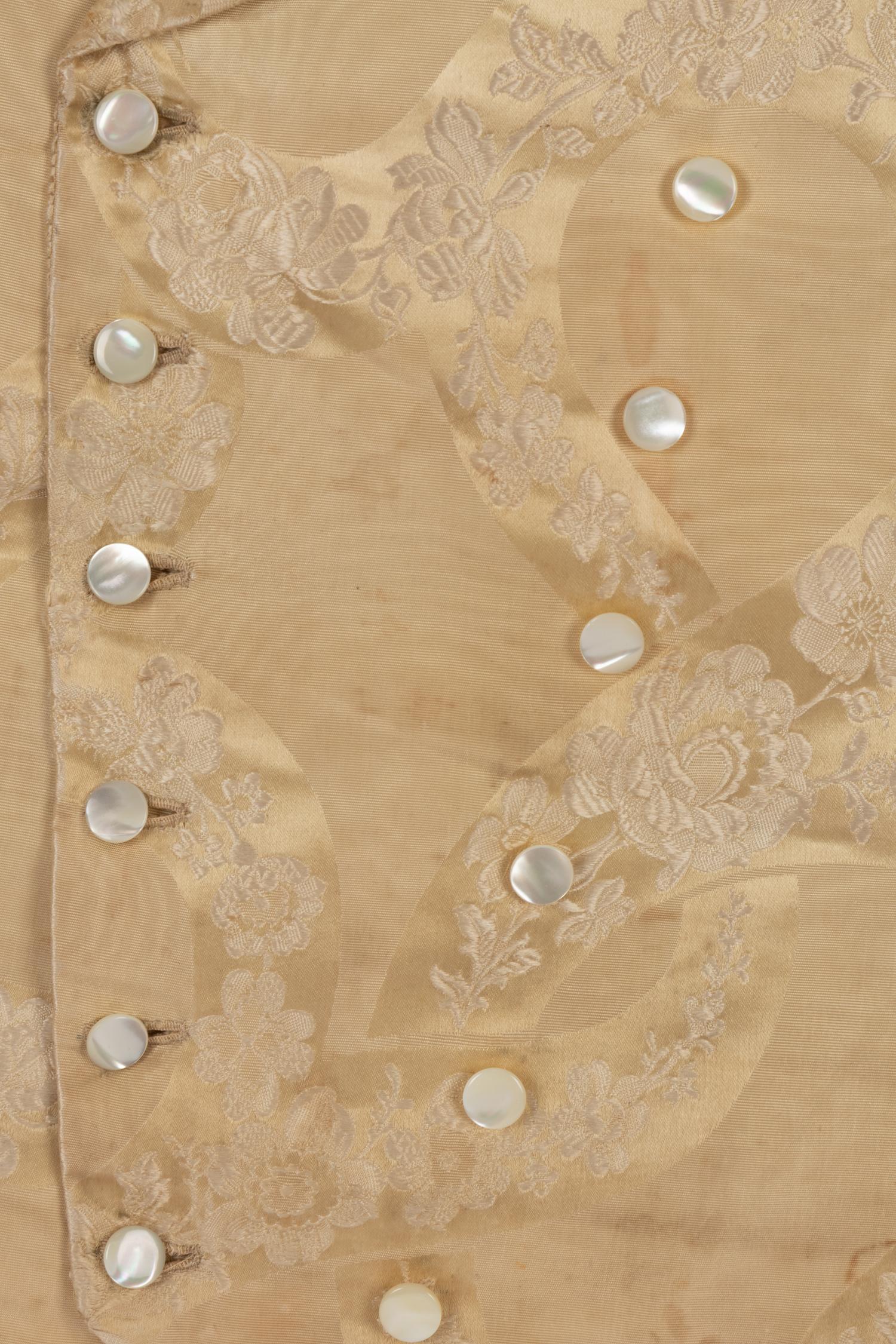Three Men's 19th Century Waistcoats/Vests, 1840-1860