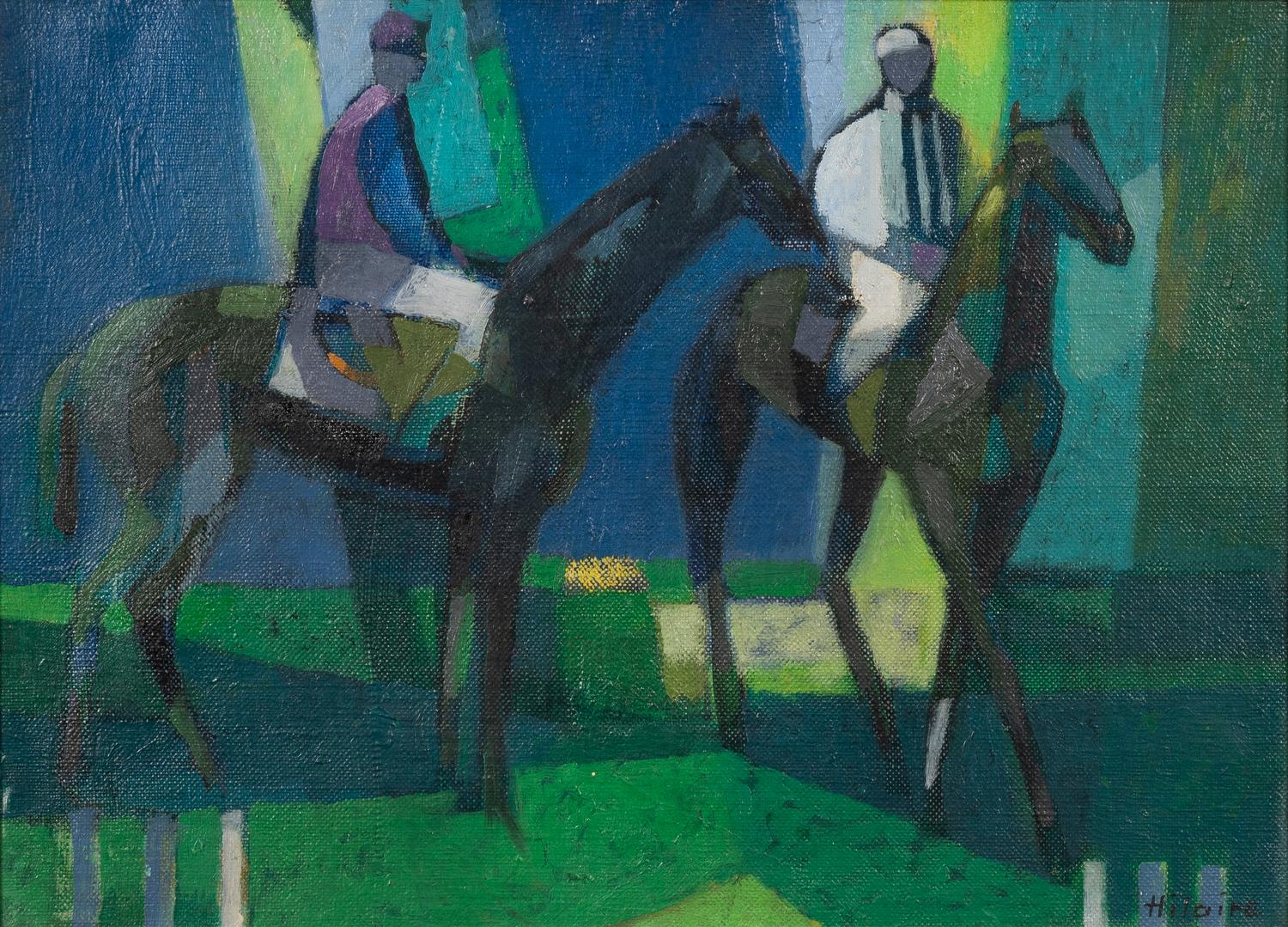 Jockeys on Horseback