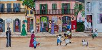Ann Mexic, (20th century), Street Scene