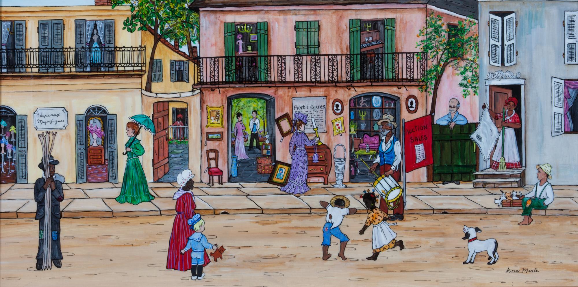 Ann Mexic, (20th century), Street Scene